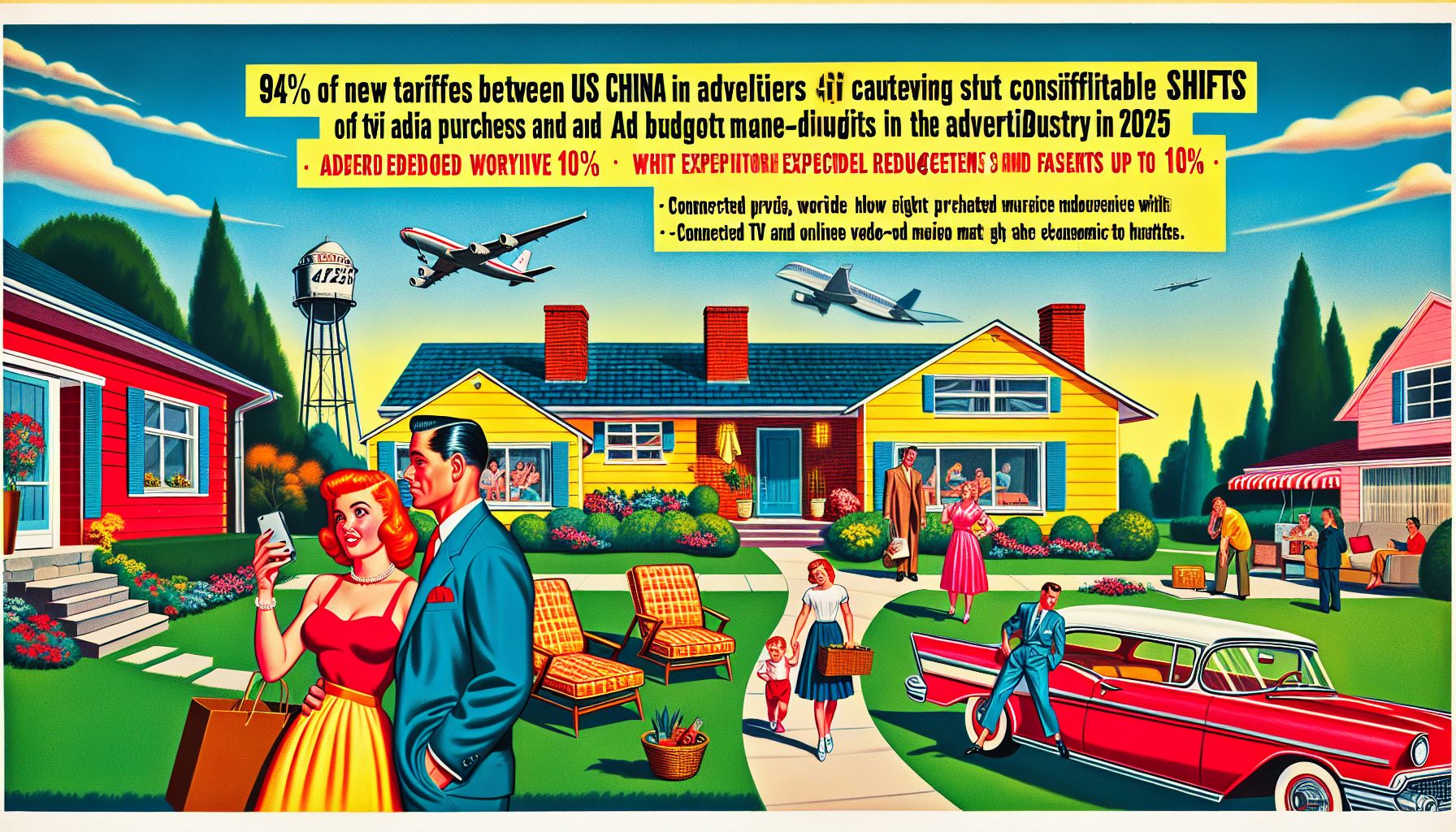 Tarieven drijven reclamebudgetten in het nauw: Wat 2025 uniek maakt